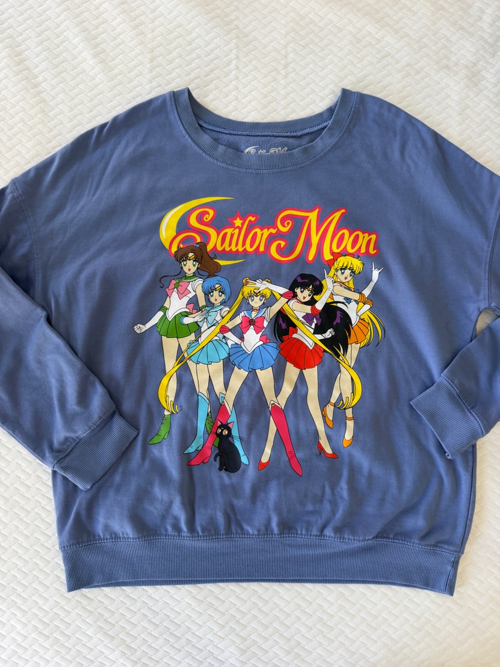 Sailor Moon Graphic Long Sleeve Tee - Blue